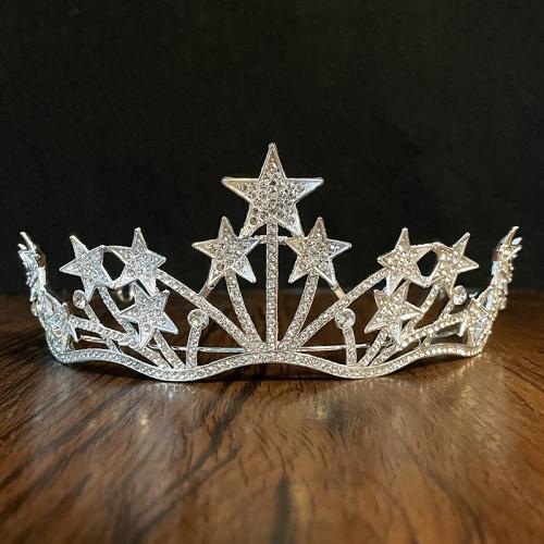 Bridal Tiaras, Zinc Alloy, with Rhinestone, fashion jewelry & for woman & with rhinestone cm cm [