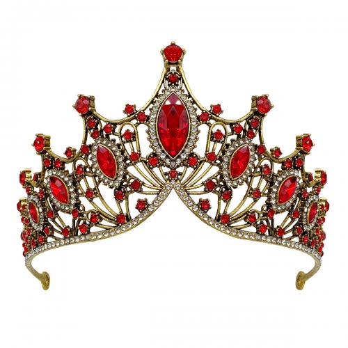 Braut Diademe, Zinklegierung, mit Strass, Modeschmuck & für Frau & mit Strass, keine, Diameter:16 cm,Height:8.5 cm, verkauft von PC