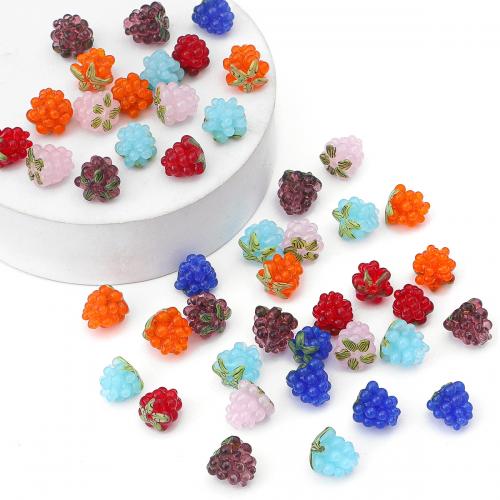 Lampwork Beads, Grape, DIY Approx 1mm [