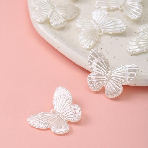 ABS Plastic Spacer Bead, Butterfly, handmade, DIY 