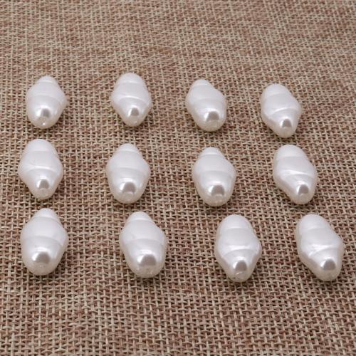 Plastique ABS perles Perles, peinture, DIY, blanc Environ Vendu par sac[