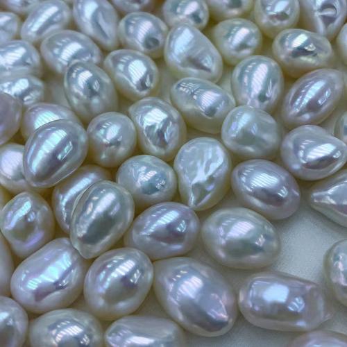 Perla Barroca Freshwater, Perlas cultivadas de agua dulce, Barroco, Bricolaje & sin agujero, Blanco, 10-11mm, Vendido por UD[