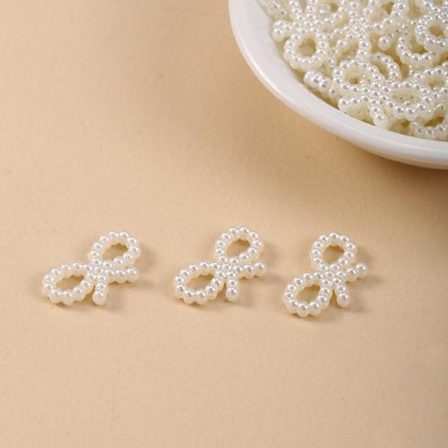 Hair Barrette Finding, ABS Plastic Pearl, Bowknot, DIY [