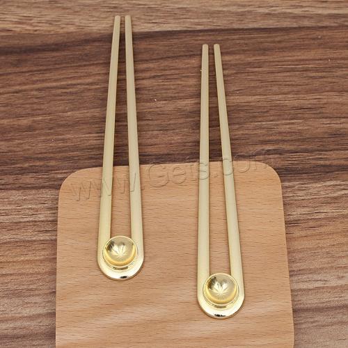 Hair Stick Findings, Zinc Alloy, Letter U, plated, vintage & DIY & for woman Approx [