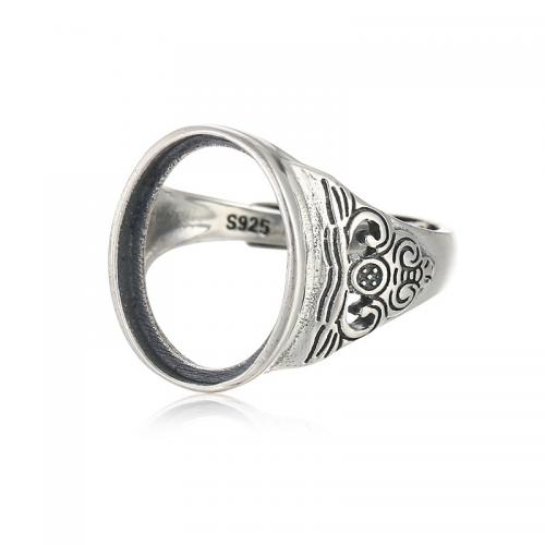 Sterling Silber Ring Halterung, 925er Sterling Silber, DIY, verkauft von PC