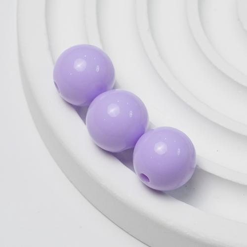 Acrylic Jewelry Beads, Round, injection moulding, DIY Approx 2mm [