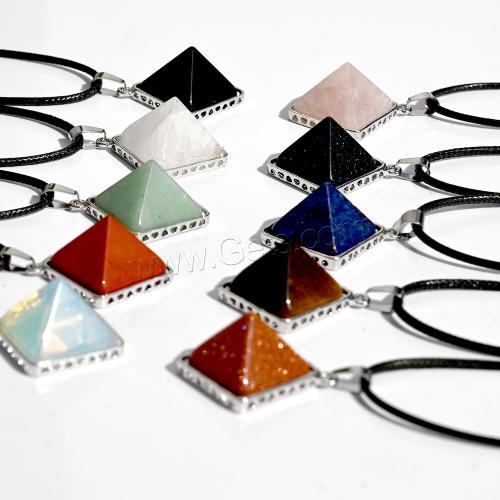 Edelstein Schmuck Anhänger, mit Eisen, Quadrat, DIY & verschiedenen Materialien für die Wahl, keine, 20mm, verkauft von PC[