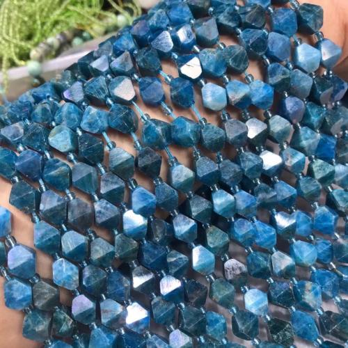 Apatite perles nature, Apatites, Losange, poli, DIY & facettes, bleu Environ 38 cm, Vendu par brin[