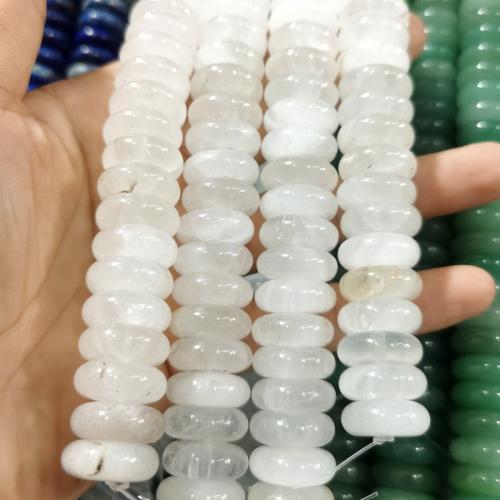 Single Gemstone Beads, Natural Stone, Flat Round, DIY Approx [