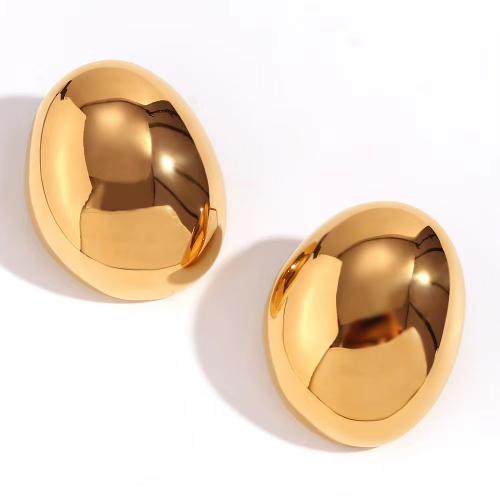 Brass Stud Earring, plated, fashion jewelry & for woman [