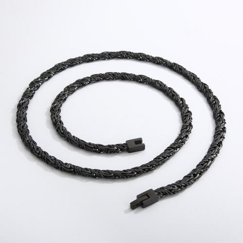 Stainless Steel Chain Necklace, 304 Stainless Steel, fashion jewelry & for man 6mm Approx 65 cm 