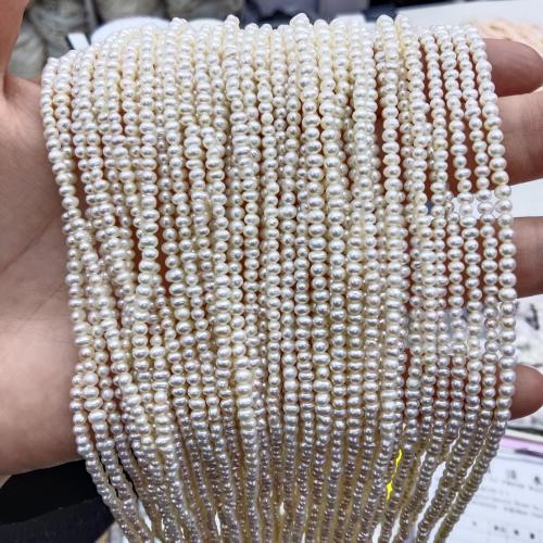 Baroque Cultured Freshwater Pearl Beads, DIY, white Approx 38 cm 