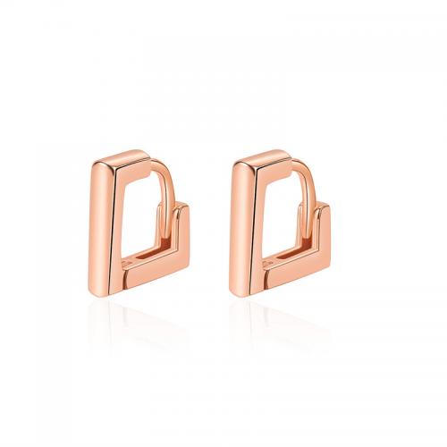 Brass Drop Earring, plated, fashion jewelry & for woman [