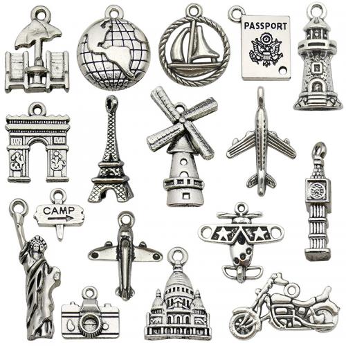 Zinc Alloy Jewelry Pendants, plated, DIY original color [