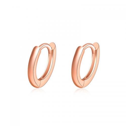 Brass Huggie Hoop Earring, plated, fashion jewelry & for woman [