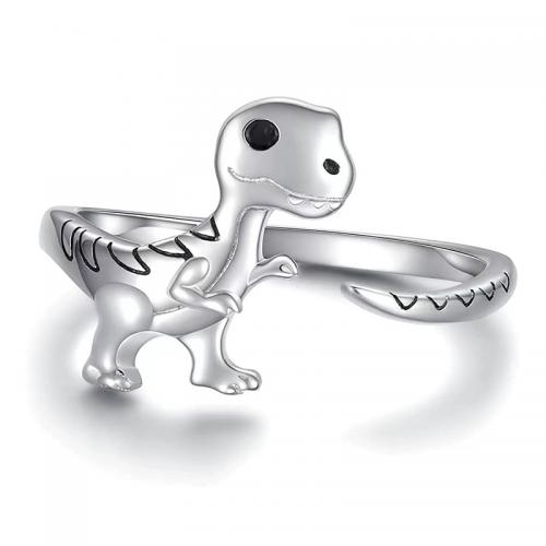 Brass Finger Ring, Dinosaur, plated, fashion jewelry & for woman US Ring [