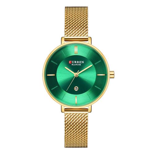 Women Wrist Watch, Glass, with 201 Stainless Steel, Japanese movement, Life water resistant & fashion jewelry & for woman Approx 21 cm 