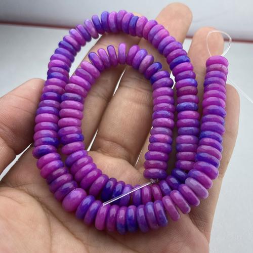 Perles de pierre gemme mixte, Sugilite (Sugilite), Plat rond, DIY & normes différentes pour le choix, violet, Vendu par brin