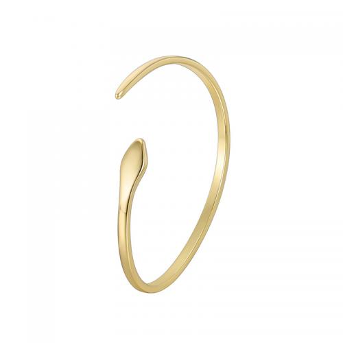 Brass Cuff Bangle, plated, for woman [