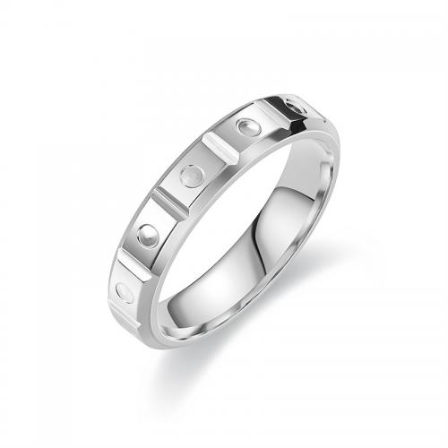 Edelstahl Fingerring, 304 Edelstahl, poliert, Modeschmuck & unisex & verschiedene Größen vorhanden, keine, Width 4mm wall thickness 2mm, verkauft von PC