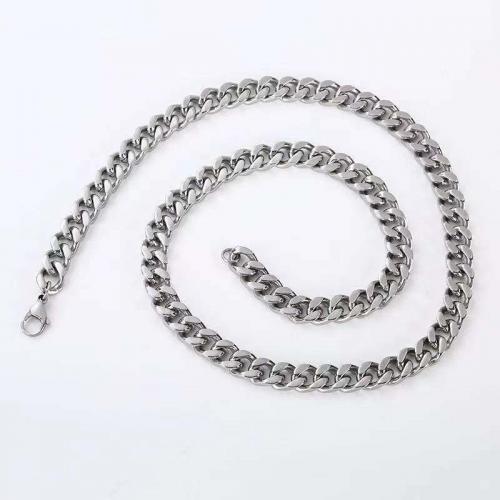 Stainless Steel Chain Necklace, 304 Stainless Steel, fashion jewelry & Unisex original color 