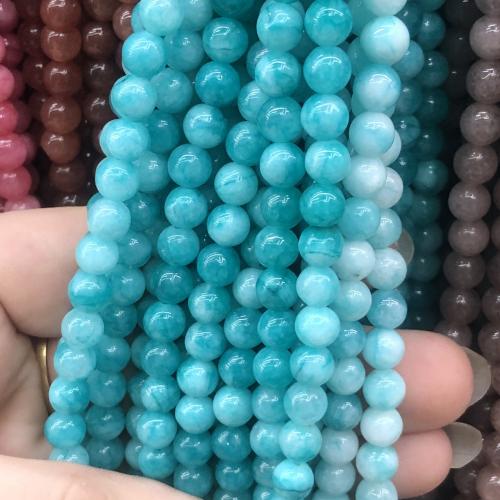 Mixed Gemstone Beads, Chalcedony, Round, DIY 8mm Approx 38 cm [