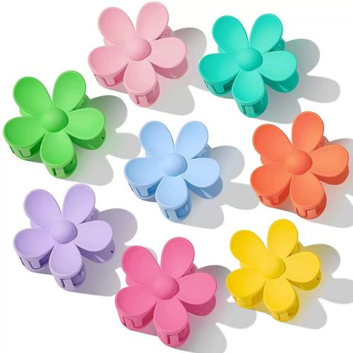 Plastic Hair Claw Clip, Flower, Korean style & for woman 50mm 