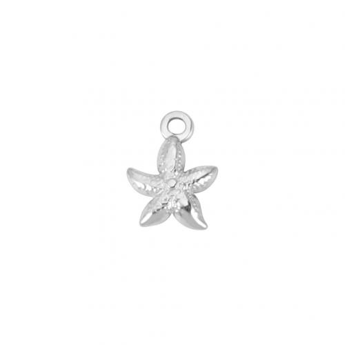 Stainless Steel Animal Pendants, 304 Stainless Steel, Starfish, Vacuum Ion Plating, DIY [