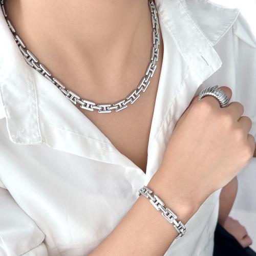 Fashion Stainless Steel Jewelry Sets, 304 Stainless Steel, plated & for woman [