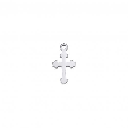 Stainless Steel Cross Pendants, 304 Stainless Steel, Vacuum Ion Plating, DIY 