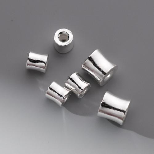 Sterling Silver Spacer Beads, 925 Sterling Silver, polished, DIY silver color 