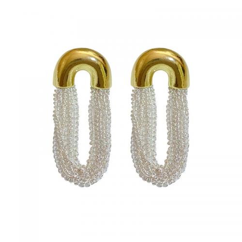 Boucle d'oreille goutte Zinc Alloy, alliage de zinc, Placage, bijoux de mode & pour femme Vendu par paire[