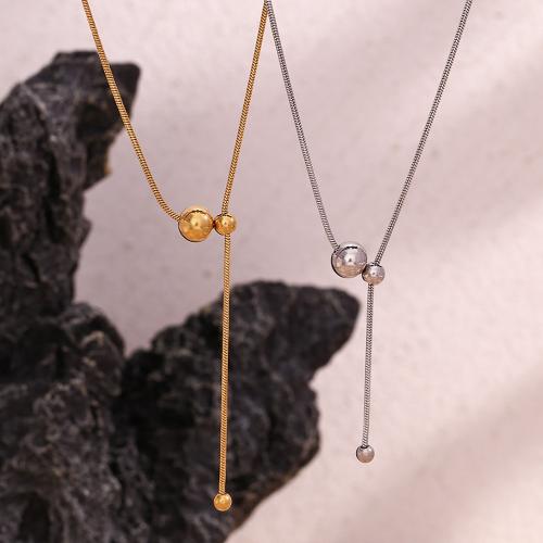 Stainless Steel Sweater Chain Necklace, 316L Stainless Steel, Vacuum Ion Plating, fashion jewelry & for woman Approx 60 cm [