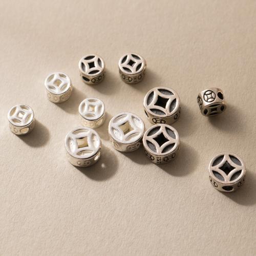 Sterling Silver Spacer Beads, 925 Sterling Silver, Antique finish, DIY 