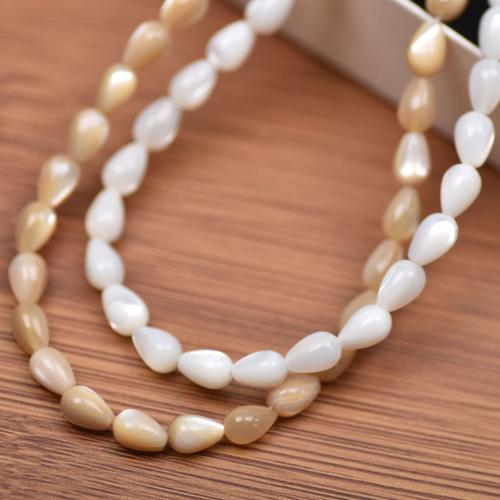 Seashell Beads, Natural Seashell, Teardrop, DIY Approx [