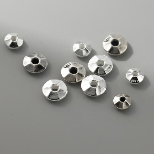 Sterling Silver Spacer Beads, 925 Sterling Silver, Antique finish, DIY 