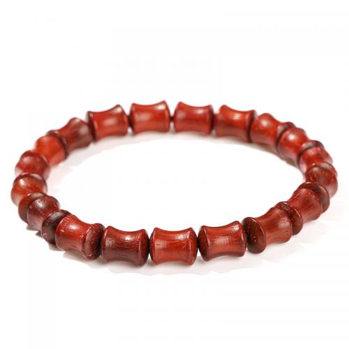 Padauk Armband, Bambus, handgemacht, Folk-Stil & unisex, beads size 8x10mm, Länge:ca. 6 ZollInch, verkauft von PC