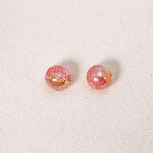 Perles en plastique ABS, Rond, Placage, DIY, plus de couleurs à choisir, 16mm, Environ Vendu par sac