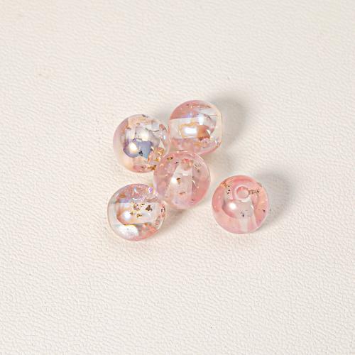 Perles en plastique ABS, Rond, Placage, DIY, plus de couleurs à choisir, 8mm, Environ Vendu par sac