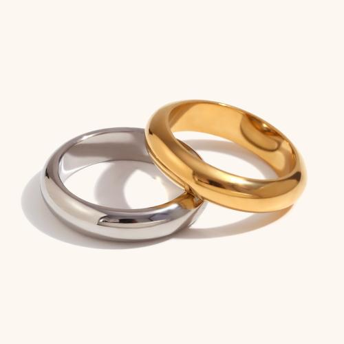 Edelstahl Fingerring, 316 L Edelstahl, Vakuum-Ionen-Beschichtung, Modeschmuck & verschiedene Größen vorhanden & für Frau, keine, verkauft von PC