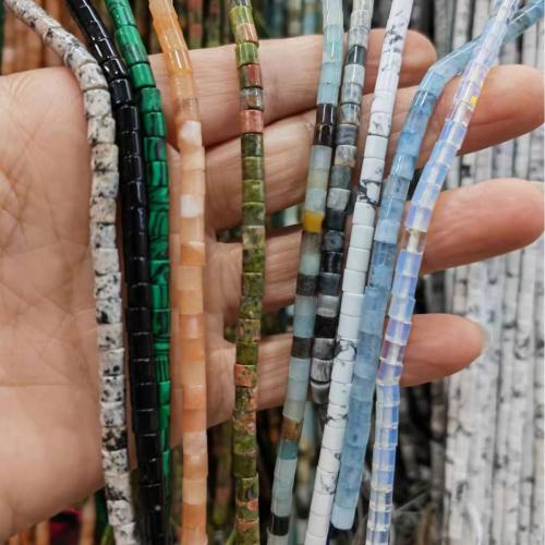 Single Gemstone Beads, Tube, DIY Approx 