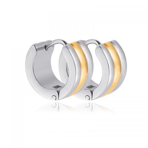 Stainless Steel Huggie Hoop Earring, 304 Stainless Steel, Vacuum Ion Plating, fashion jewelry & for woman 