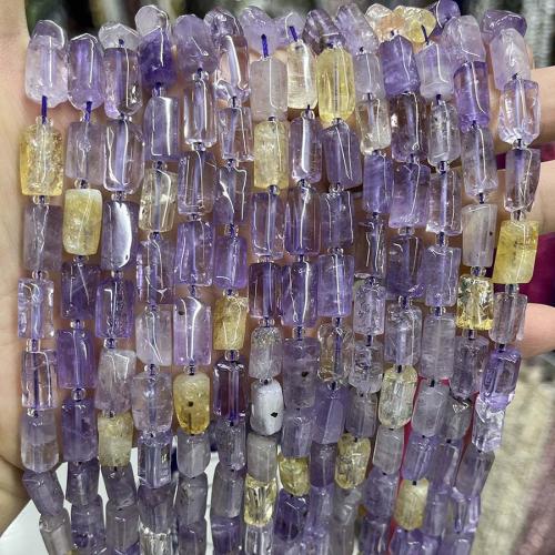 Mix Color Quartz Beads, Ametrine, DIY, mixed colors Approx 38 cm [