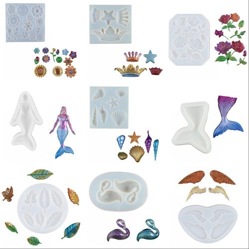 DIY Epoxy Mold Set, Silicone white [