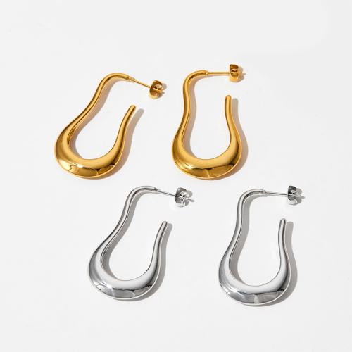 Stainless Steel Stud Earring, 304 Stainless Steel, Vacuum Ion Plating, fashion jewelry & for woman 