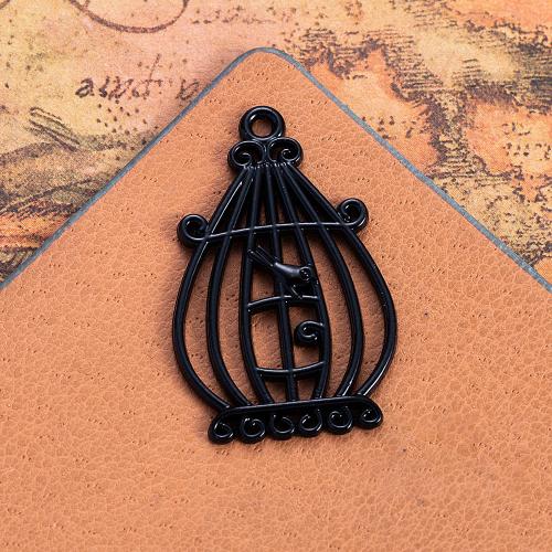 Zinc Alloy Jewelry Pendants, plated, DIY black 