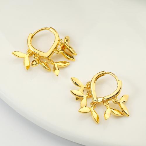 Zinc Alloy Drop Earring, Brass, plated, fashion jewelry, gold 