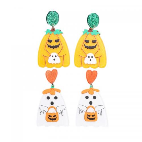 Acrylic Drop Earring, Halloween Jewelry Gift & for woman 