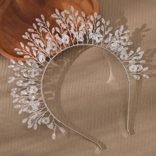 Bridal Tiaras, Zinc Alloy, plated, for woman & with rhinestone 