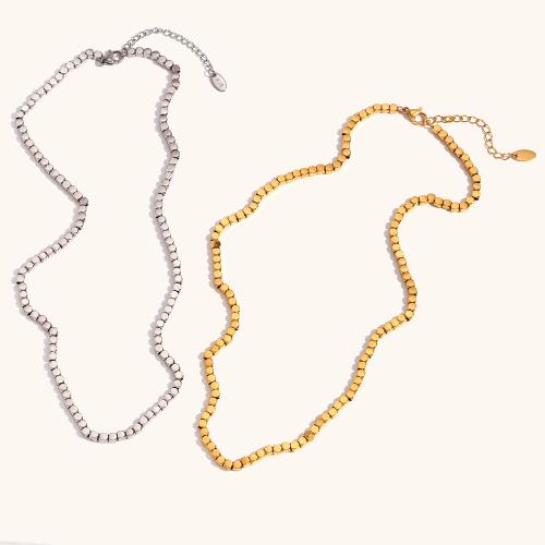 Edelstahl Schmuck Halskette, 316 L Edelstahl, mit Verlängerungskettchen von 5cm, Vakuum-Ionen-Beschichtung, Modeschmuck & für Frau, keine, 2.9mm, Länge:ca. 40 cm, verkauft von Strang